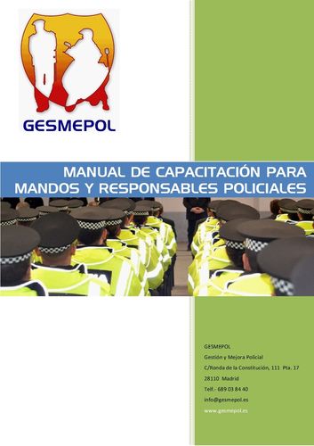 Manual de Capacitación de Mandos y Responsables Policiales